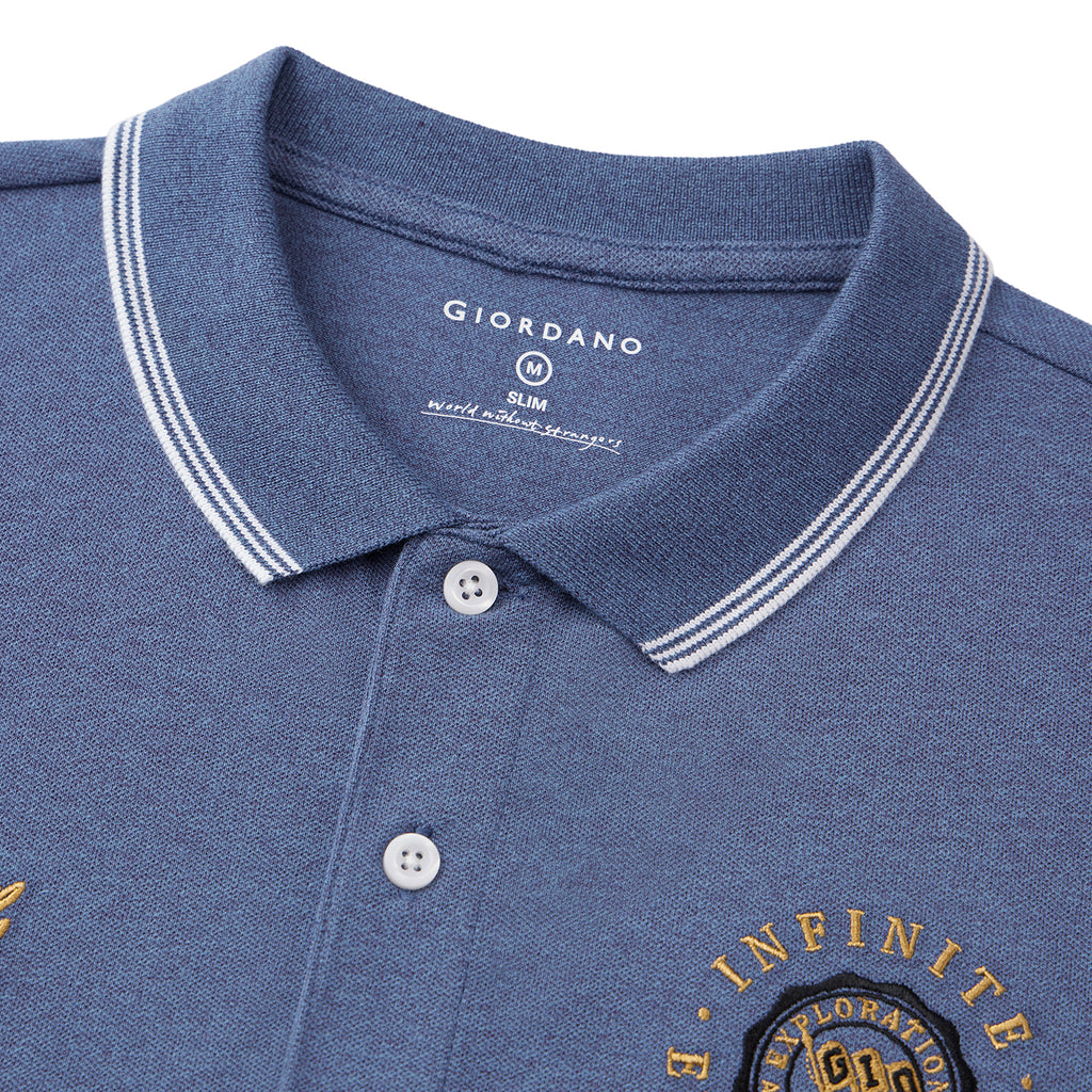Men's Bold Embroidery Polo