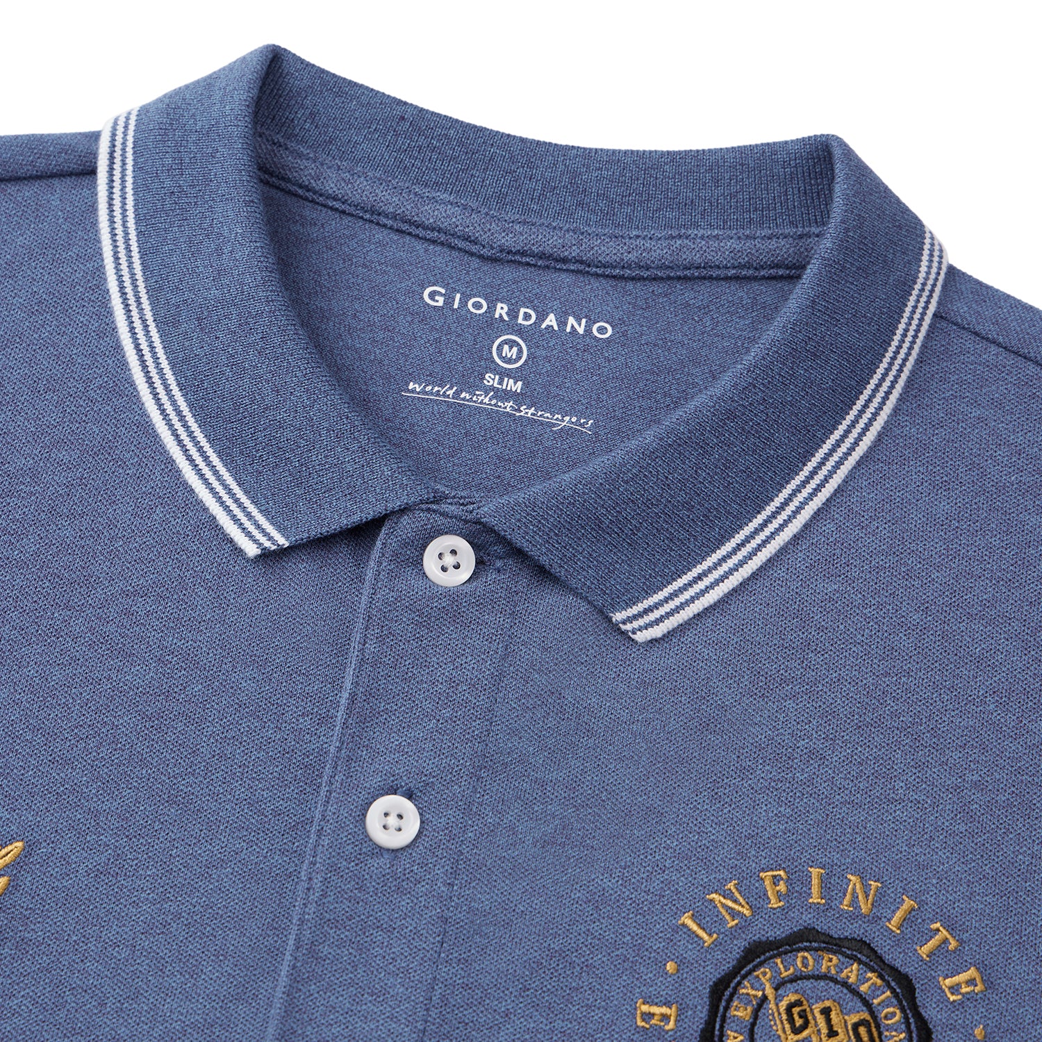 Men's Bold Embroidery Polo