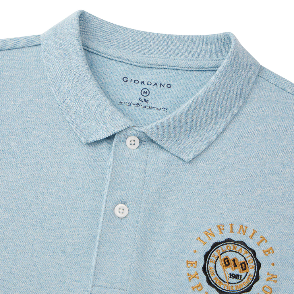 Men's Bold Embroidery Polo