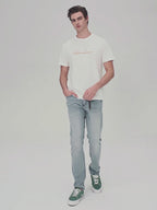 Men's Slim Fit Cotton Signature Print Tee