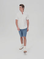 Men's Regular Fit Wrinkle-Free Short Sleeve Oxford Shirt