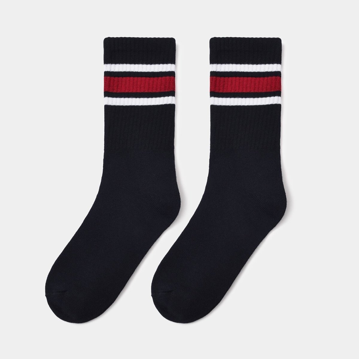 Giordano Unisex 2-Pack Essential Long Socks – Cotton Stretch Blend - Premium Socks