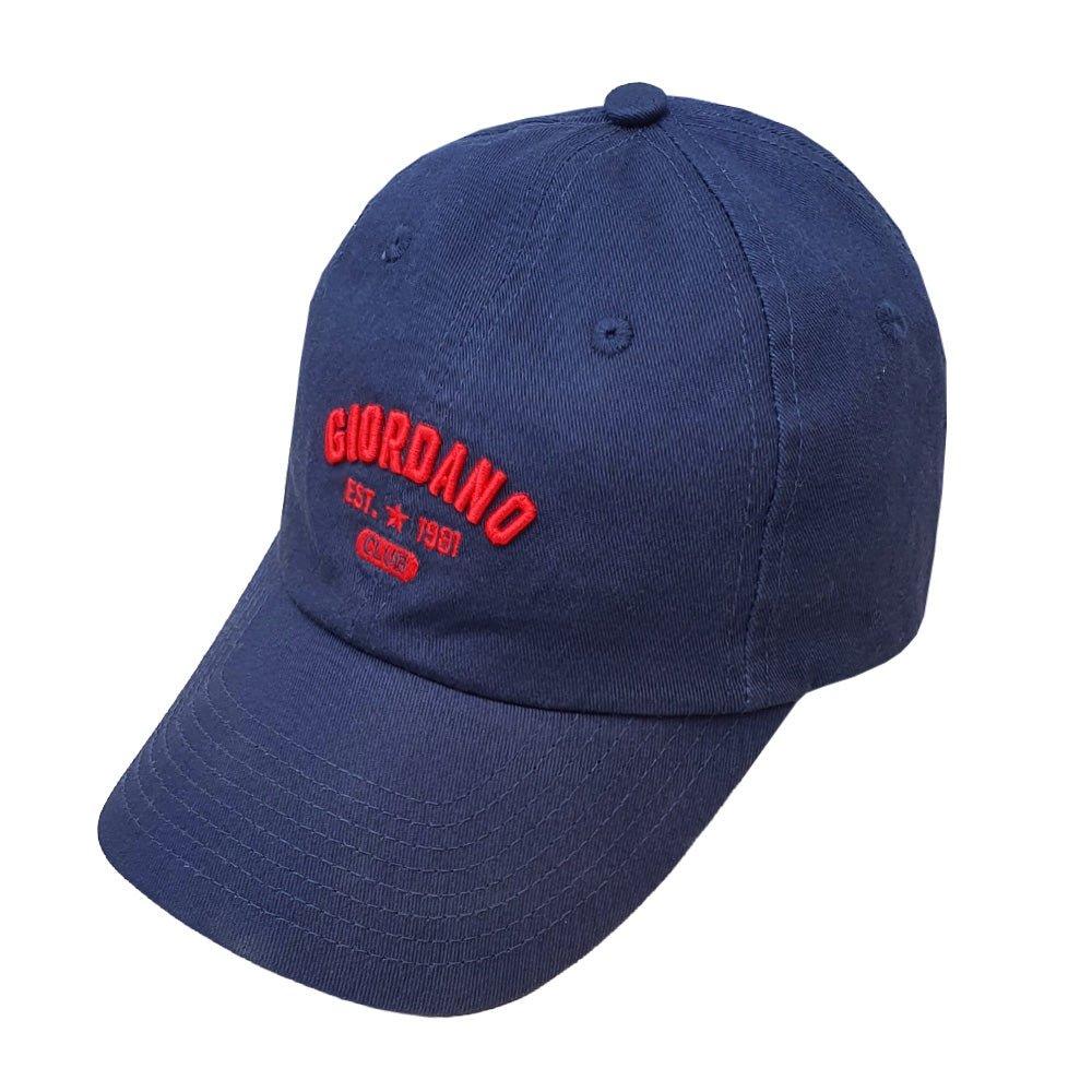 Unisex Cotton Cap With 3D Embroidered Logo Free Size - Shop Giordano