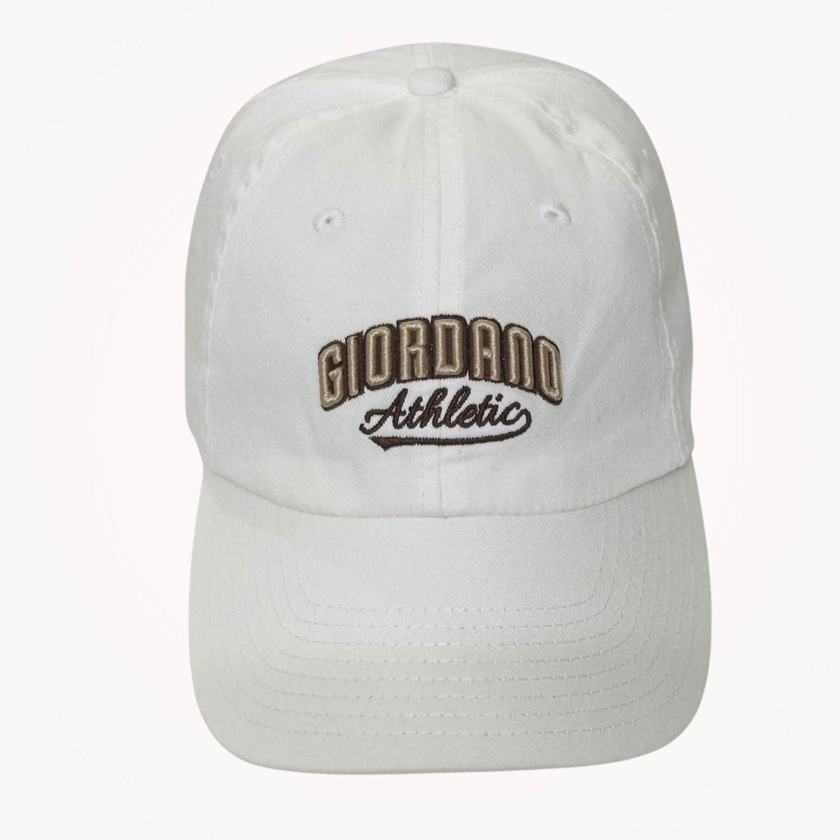 Unisex Cotton Twill Embroidered Athletic Cap - Giordano