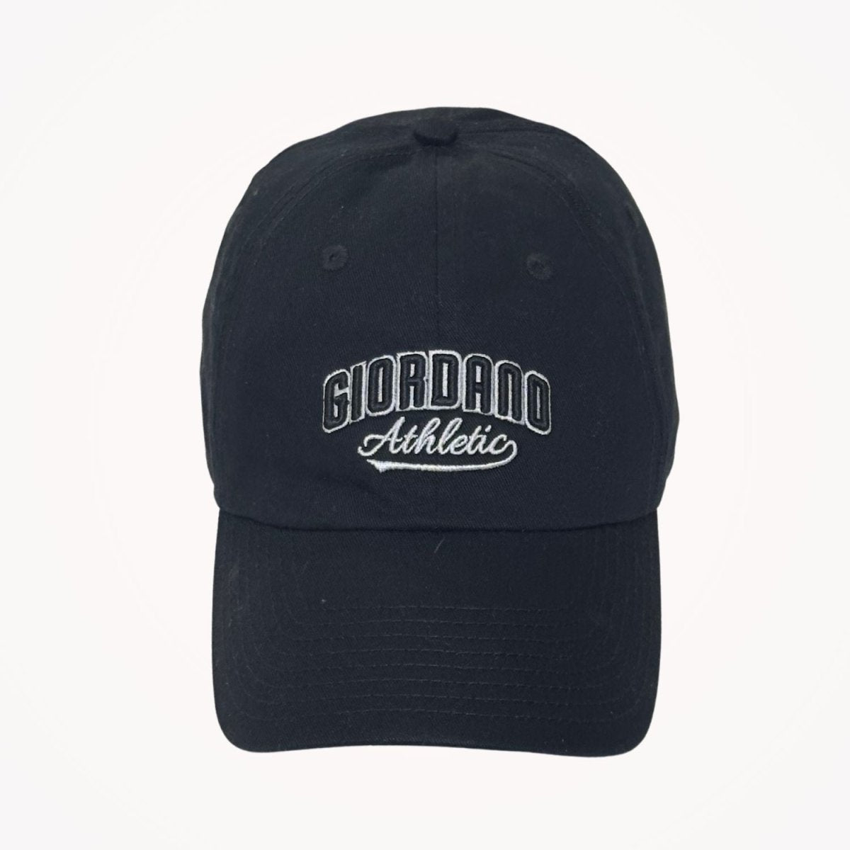 Giordano Unisex Cotton Twill Embroidered Athletic Cap - Premium Cap
