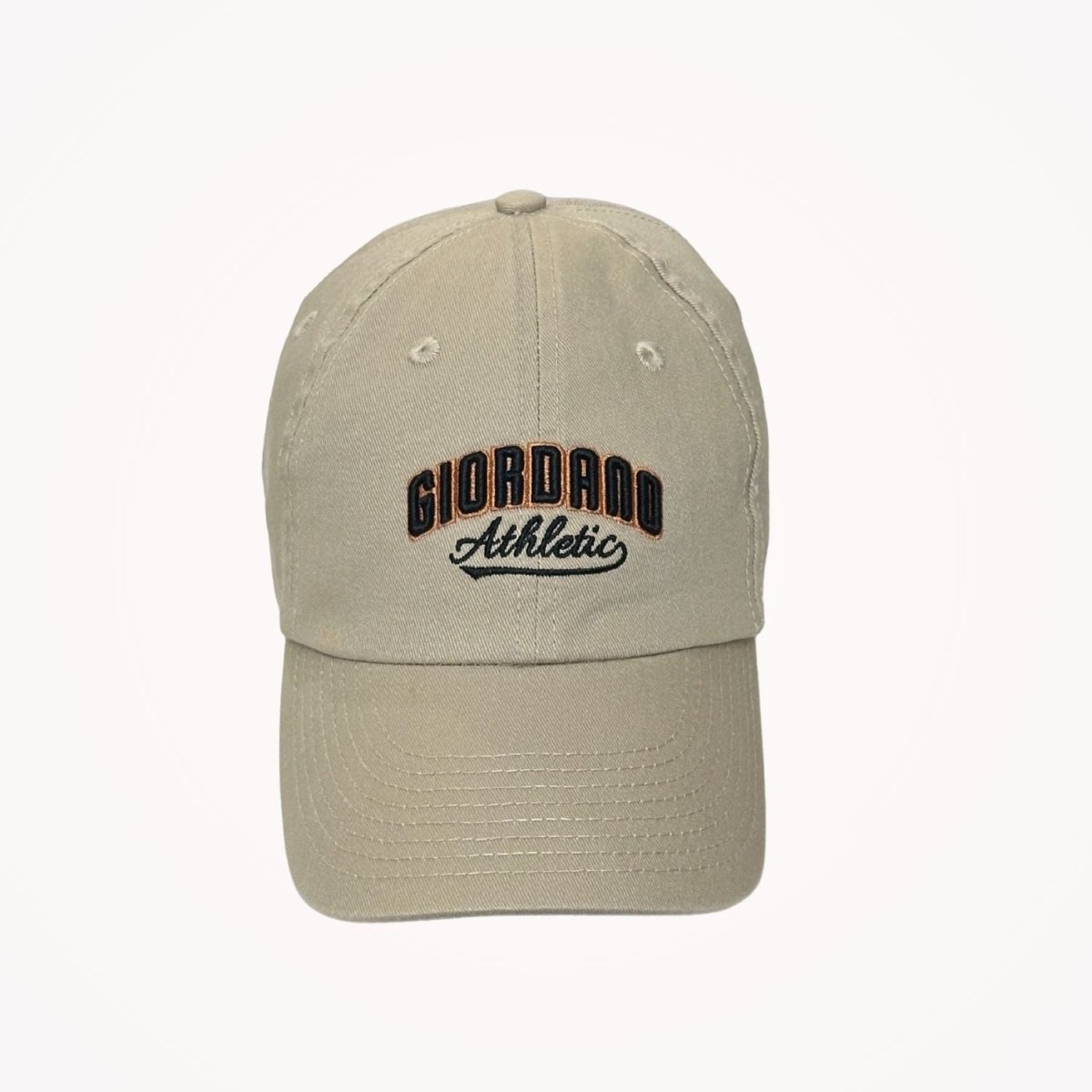 Unisex Cotton Twill Embroidered Athletic Cap - Giordano