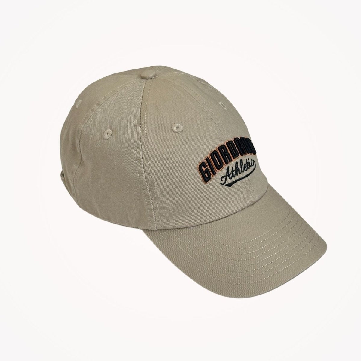 Unisex Cotton Twill Embroidered Athletic Cap - Giordano