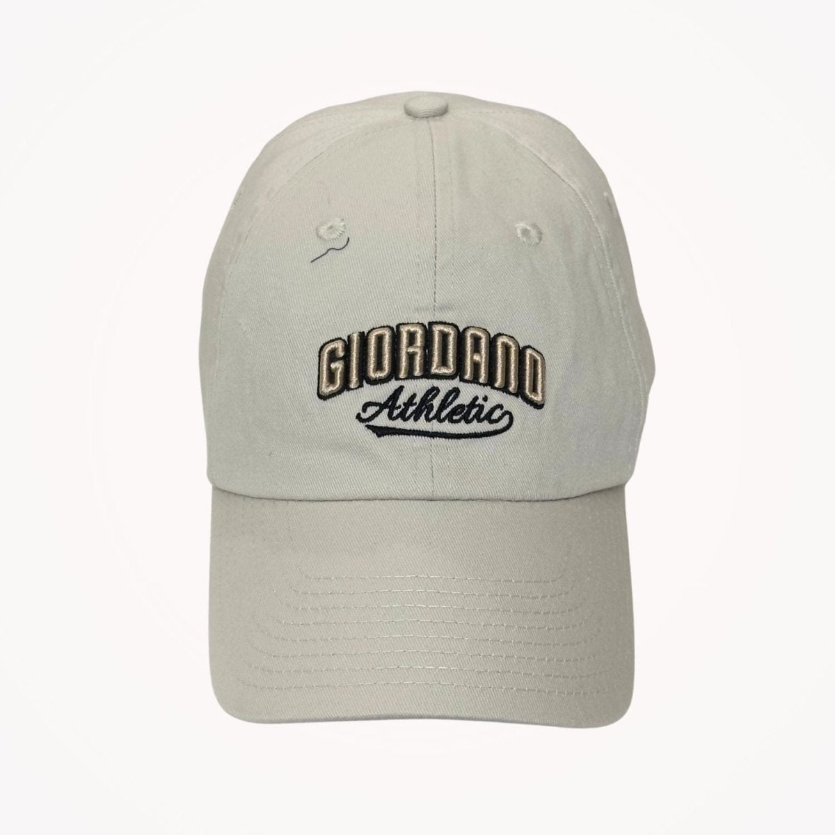 Unisex Cotton Twill Embroidered Athletic Cap - Giordano