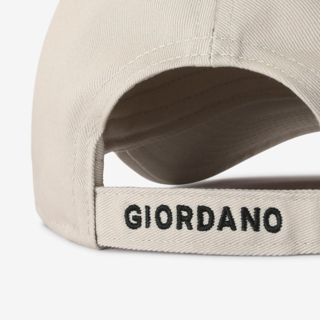 Giordano Unisex Cotton Twill Embroidered Cap - Premium Cap