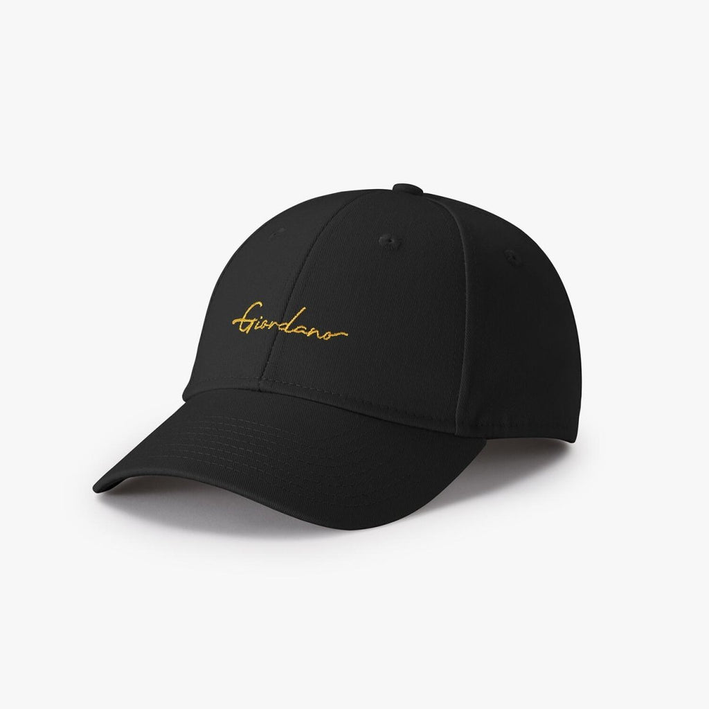 Giordano Unisex Cotton Twill Embroidered Cap - Premium Cap