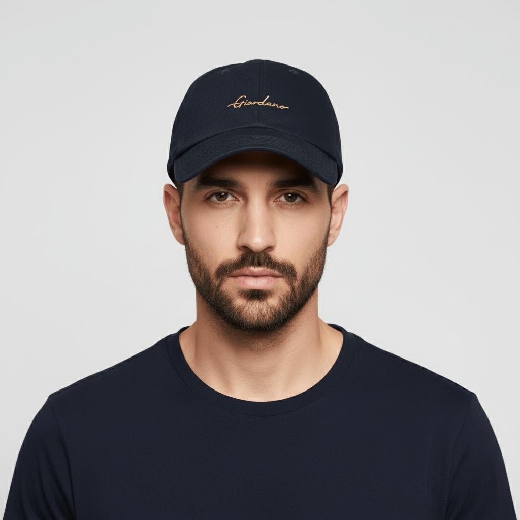 Giordano Unisex Cotton Twill Embroidered Cap - Premium Cap