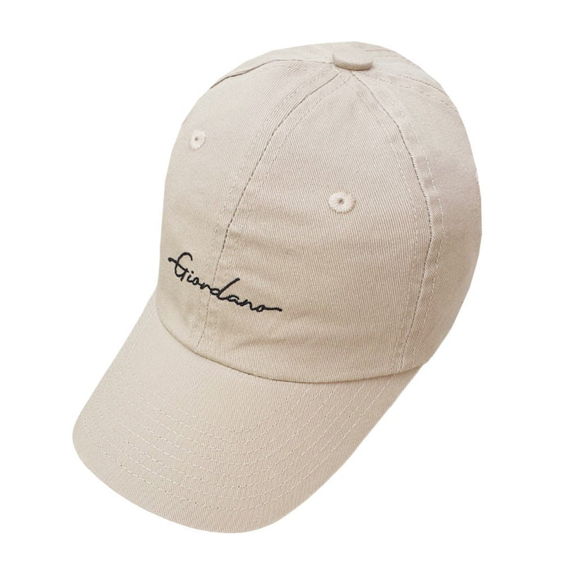 Giordano Unisex Cotton Twill Embroidered Cap - Premium Cap