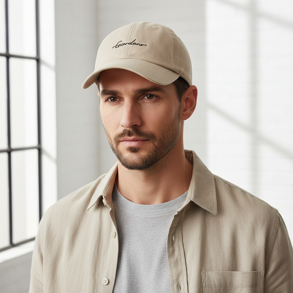 Unisex Cotton Twill Embroidered Cap