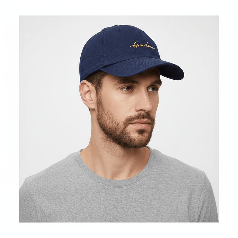 Giordano Unisex Cotton Twill Embroidered Cap - Premium Cap