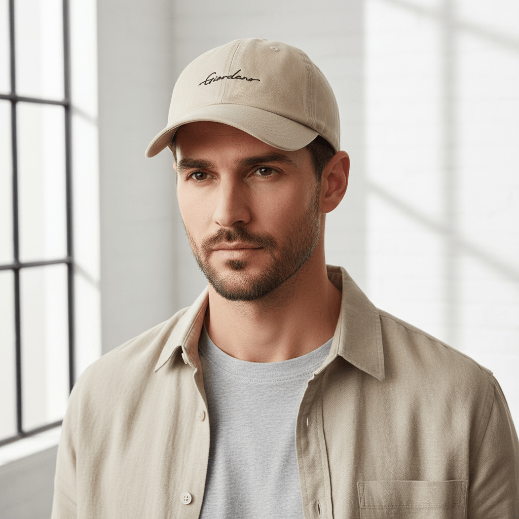 Unisex Cotton Twill Embroidered Cap Free Size - Shop Giordano