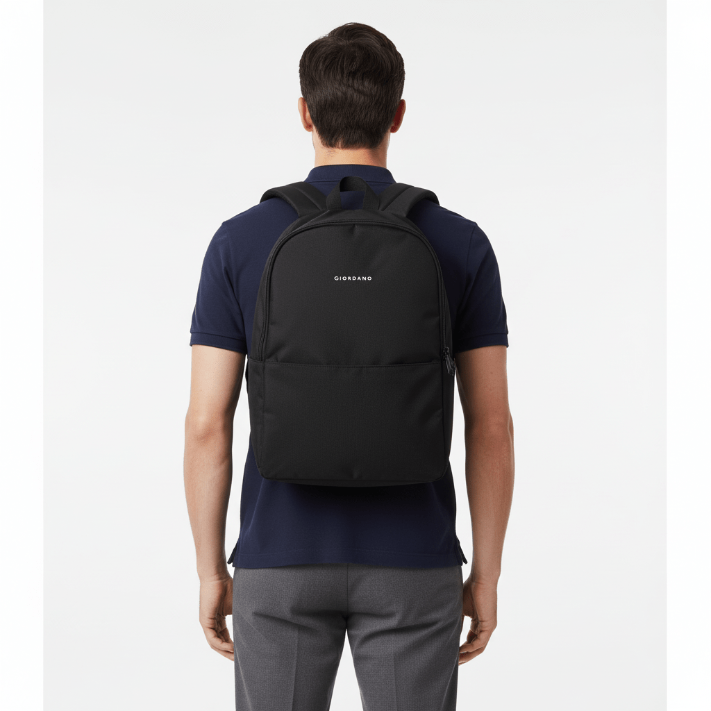 Unisex Durable Polyester Backpack | Giordano Essentials Free Size - Shop Giordano