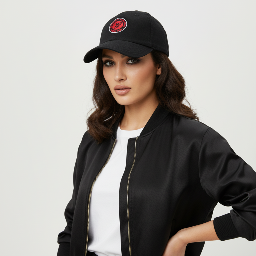 Unisex Embroidered Cotton Cap