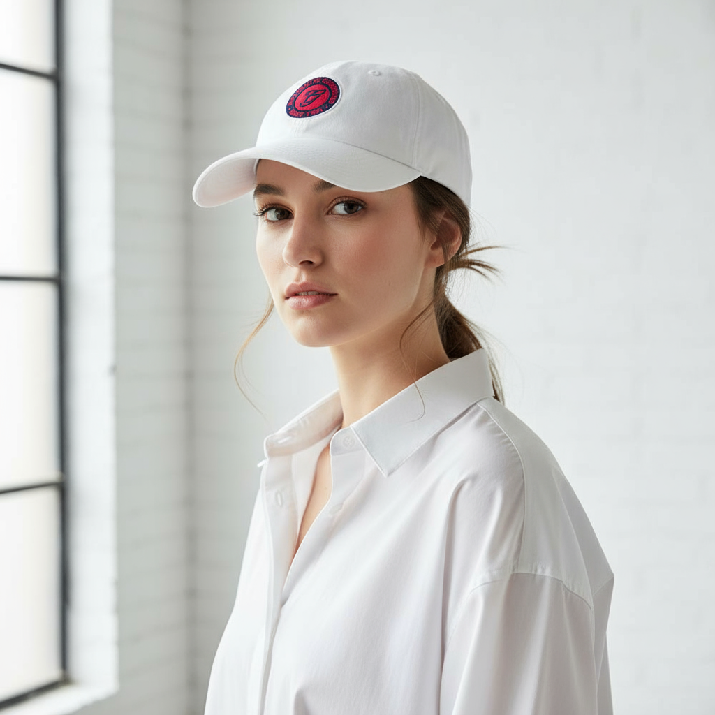 Unisex Embroidered Cotton Cap