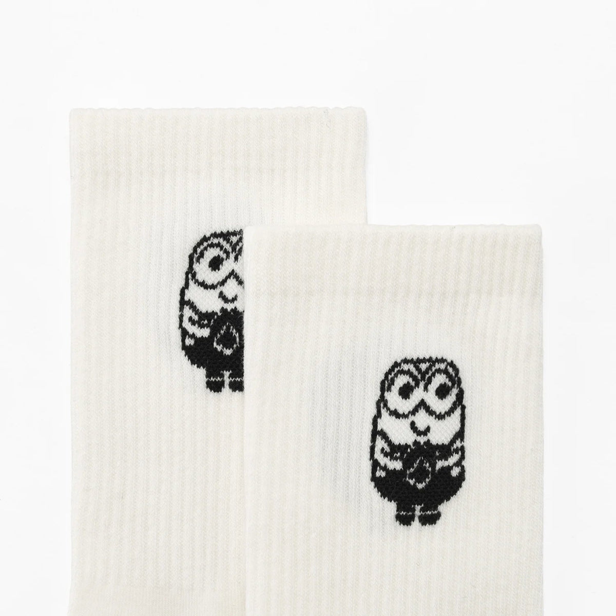 Giordano Unisex Minions Cotton Blend Long Socks - Premium Socks