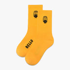 Giordano Unisex Minions Cotton Blend Long Socks - Premium Socks