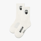 Giordano Unisex Minions Cotton Blend Long Socks - Premium Socks