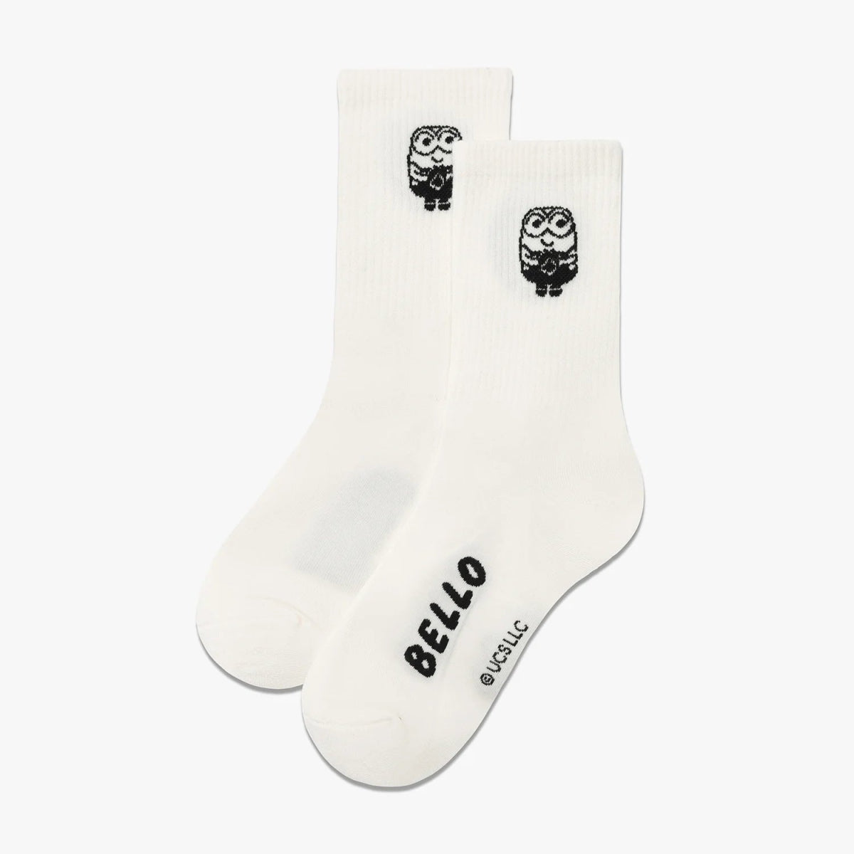 Giordano Unisex Minions Cotton Blend Long Socks - Premium Socks