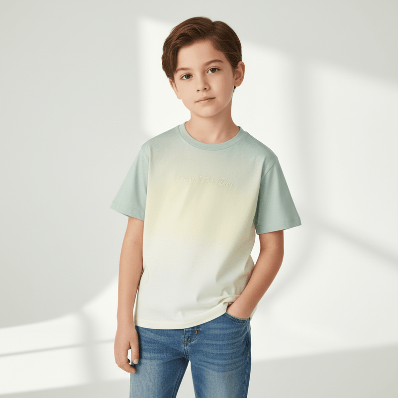 Giordano Vibrant Kid's' Tee - Premium Print Tee