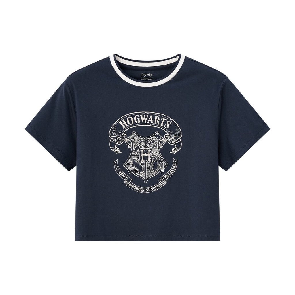 Women Cotton Harry Potter Crop Printed Tee - Limited Edition Collection S - Shop Giordano