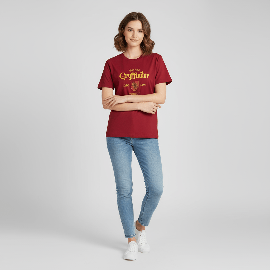 Giordano Women Cotton Harry Potter Print Tee - Limited Edition Collection - Premium Print Tee