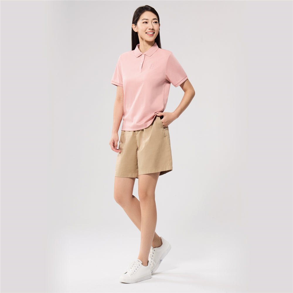 Women Cotton Interlock Liquid Touch Polo - Giordano
