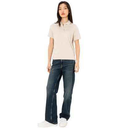 Women Cotton Interlock Liquid Touch Polo - Giordano