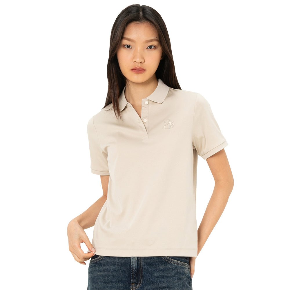Women Cotton Interlock Liquid Touch Polo - Giordano