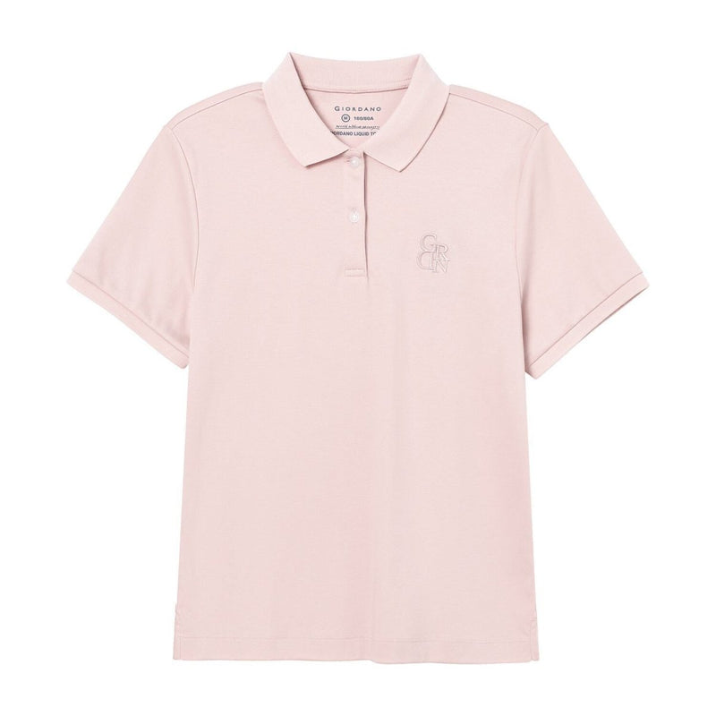 Giordano Women Cotton Interlock Liquid Touch Polo - Premium Polo