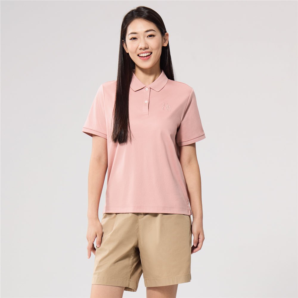 Giordano Women Cotton Interlock Liquid Touch Polo - Premium Polo