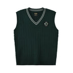 Women Harry Potter Sleeveless V - Neck Cable Knit Sweater Vest - Limited Edition Collection S - Shop Giordano