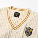 Women Harry Potter Sleeveless V - Neck Cable Knit Sweater Vest - Limited Edition Collection S - Shop Giordano