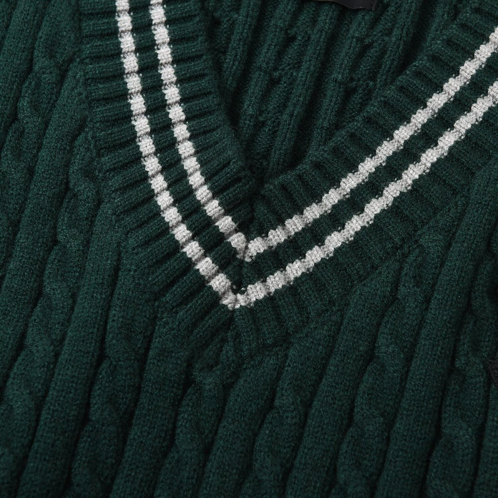 Women Harry Potter Sleeveless V - Neck Cable Knit Sweater Vest - Limited Edition Collection S - Shop Giordano