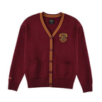 Giordano Women Harry Potter Textured V-Neck Button Cardigan With Pockets - Limited Edition Collection - Premium Sweaters