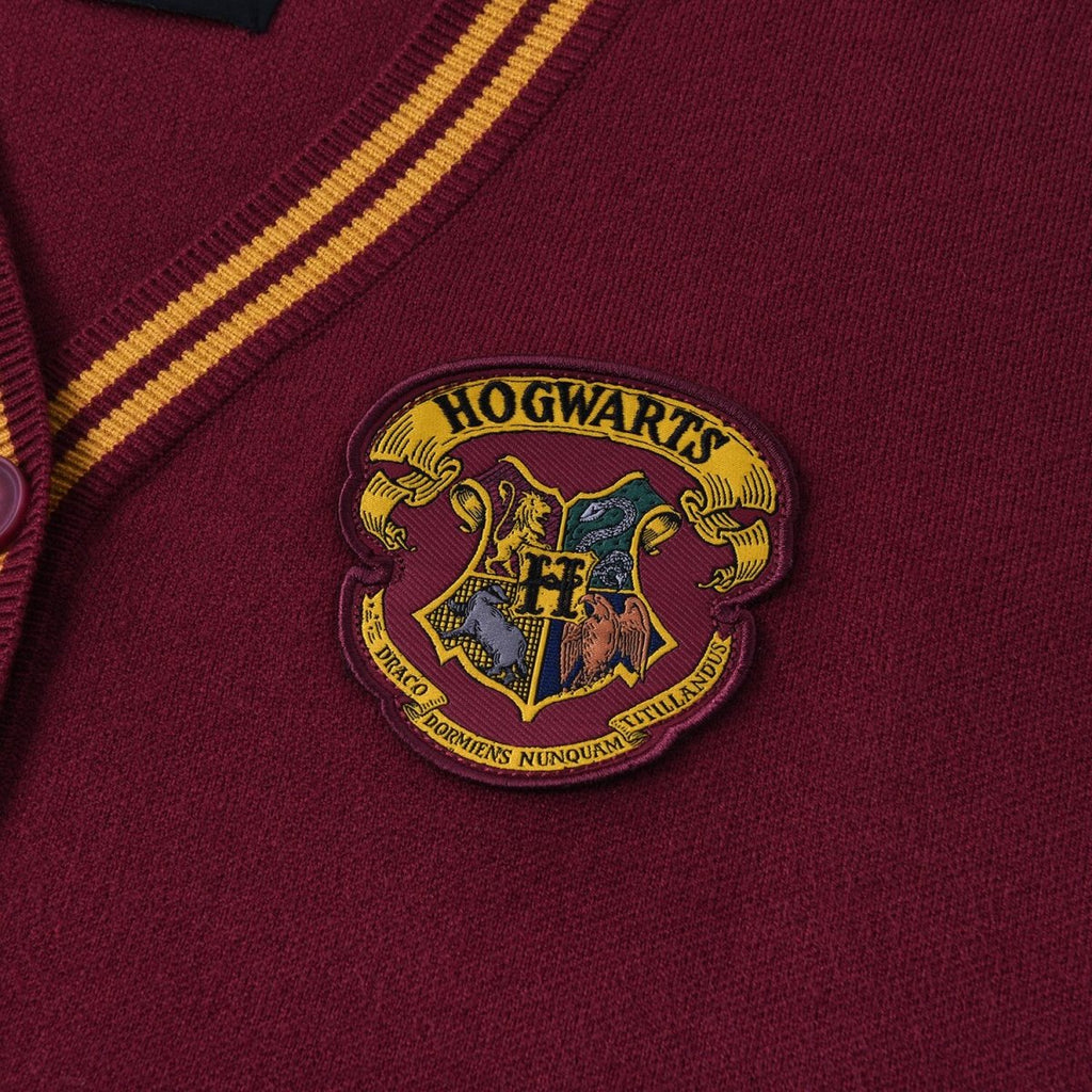 Giordano Women Harry Potter Textured V-Neck Button Cardigan With Pockets - Limited Edition Collection - Premium Sweaters