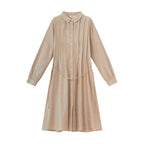 Women Linen - Cotton Poplin Belted Shirt Dress - Comfort Fit S - Shop Giordano