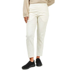 Giordano Women Linen-Cotton Tapered Pants - Elastic Waist, Mid-Rise Comfort - Premium Pants