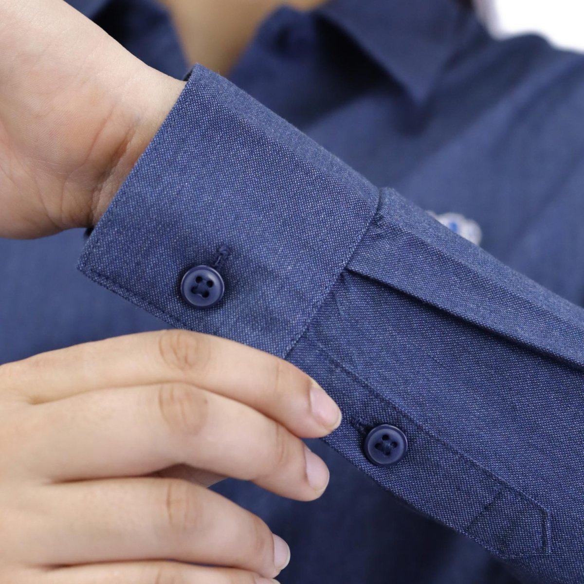 Women Oxford Shirt With Small Lion Embroidery - Giordano
