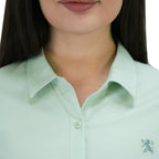 Women Oxford Shirt With Small Lion Embroidery S - Shop Giordano