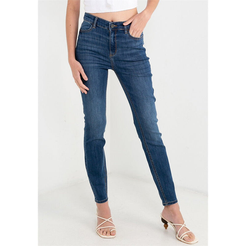 Giordano Women Slim Tapered Jeans - Premium Jeans