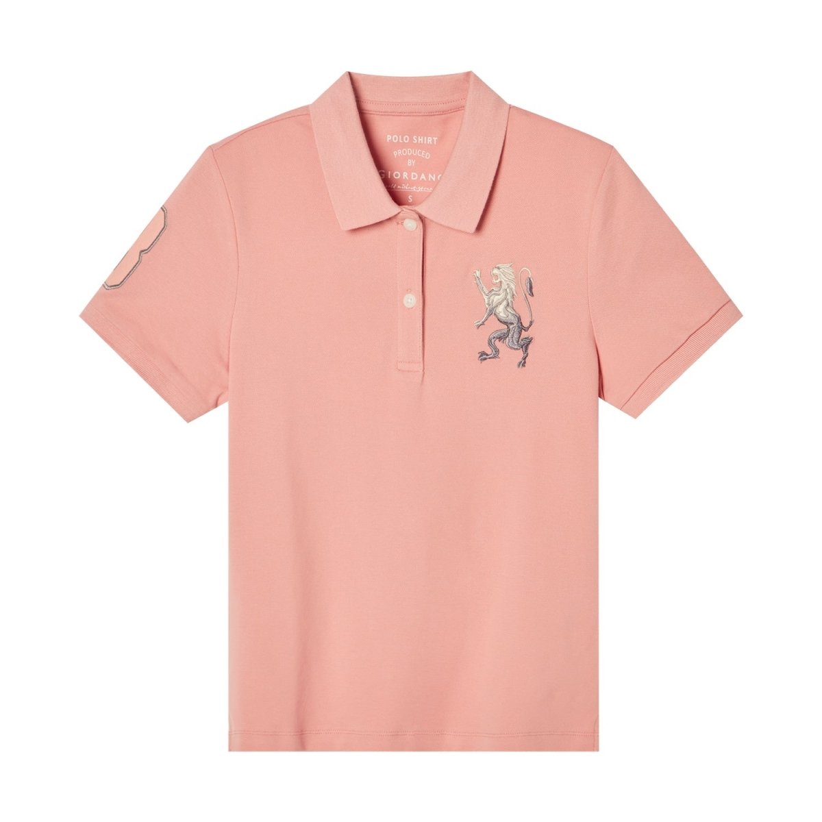 Giordano Women's 3D Lion Polo - Premium Polo