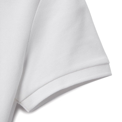 Women's Bold Embroidery Cotton Pique Polo - Slim Fit, Short Sleeve - Giordano