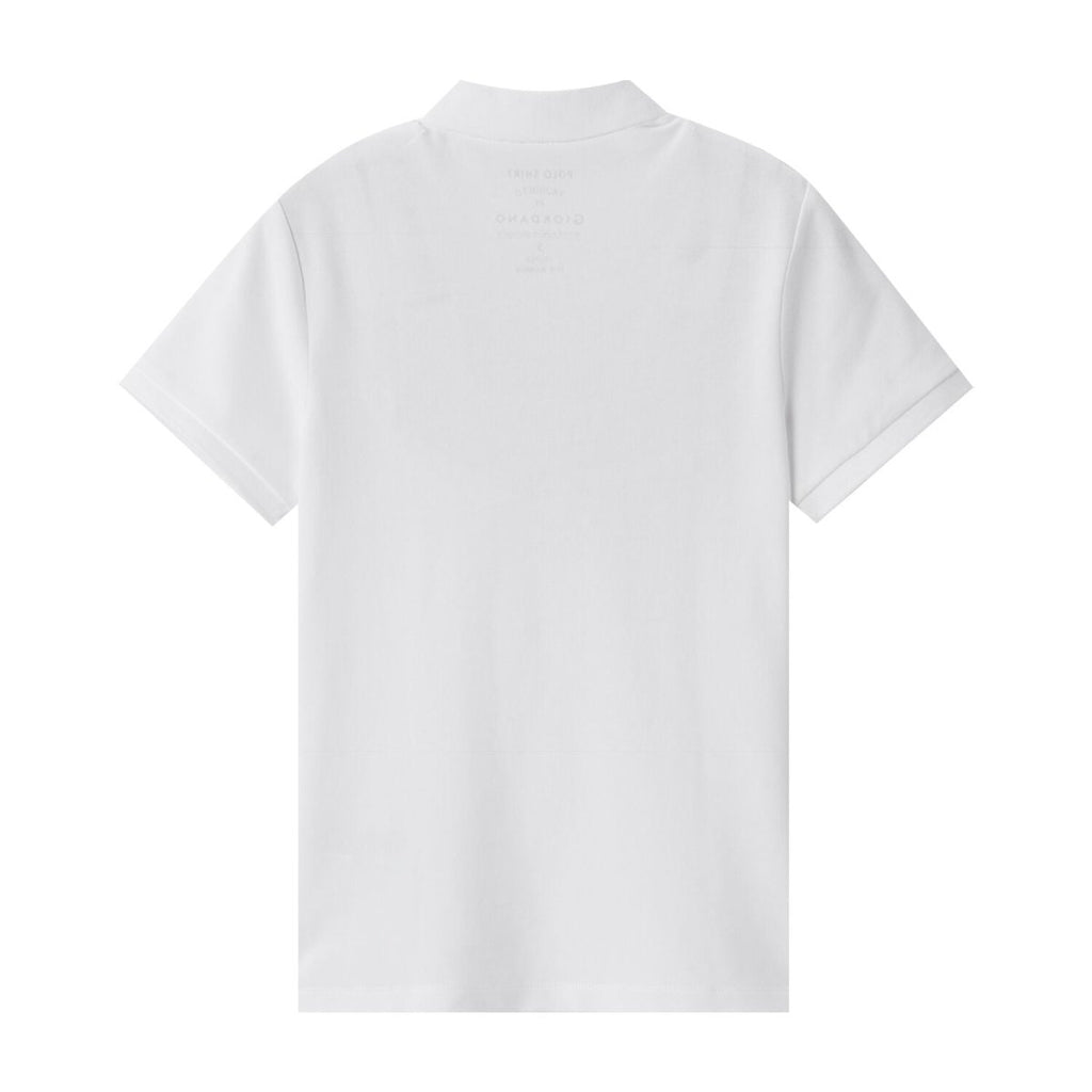 Women's Bold Embroidery Cotton Pique Polo - Slim Fit, Short Sleeve S - Shop Giordano