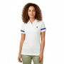 Women's Bold Embroidery Cotton Pique Polo - Slim Fit, Short Sleeve S - Shop Giordano