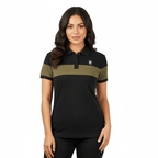 Women's Bold Embroidery Cotton Pique Polo - Slim Fit, Short Sleeve S - Shop Giordano