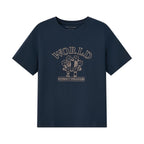 Giordano Women's Boyfriend Fit Cotton Jersey Crew Neck Wws Print Tee - Premium Print Tee